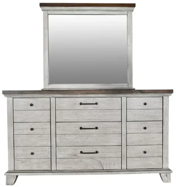 BEAR CREEK DRESSER AND MIRROR