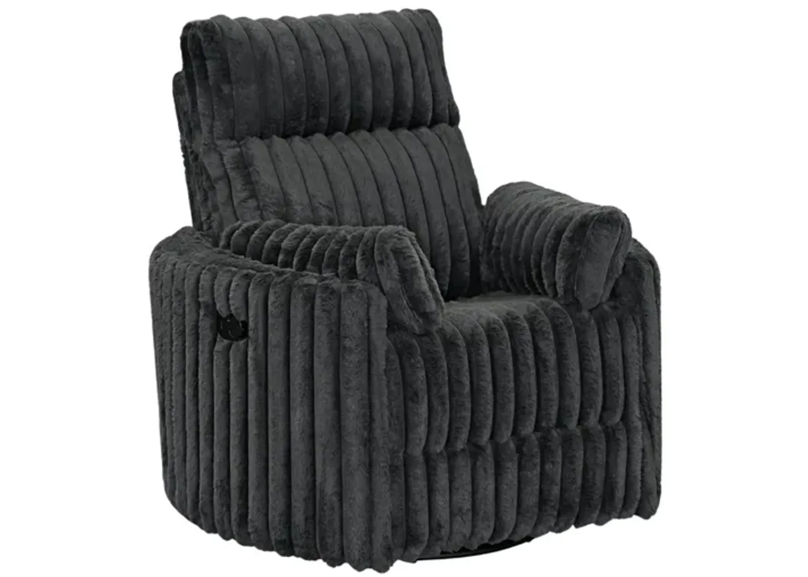 AVENIDA GUNMETAL GLIDER RECLINER