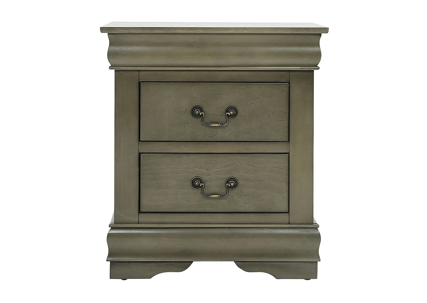 LOUIS PHILIP GREY NIGHTSTAND