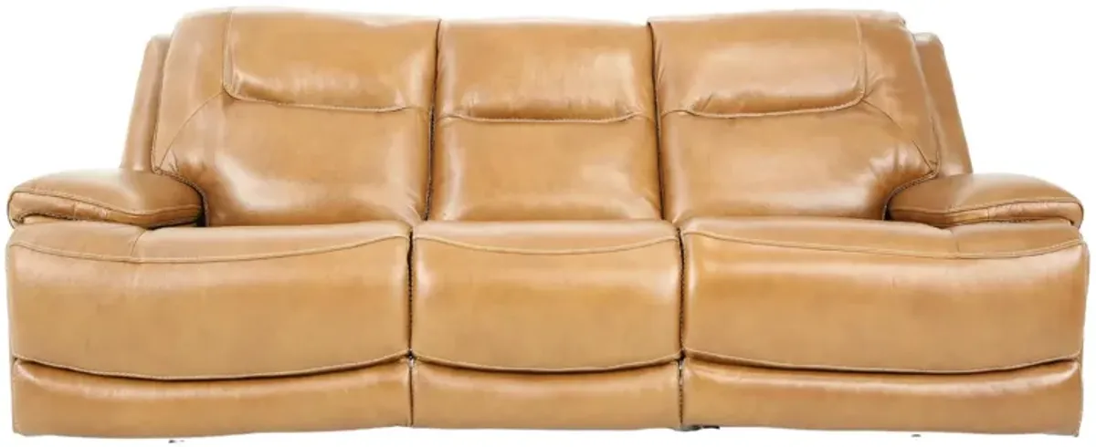 BERLIN BUCKSKIN LEATHER 2P POWER SOFA