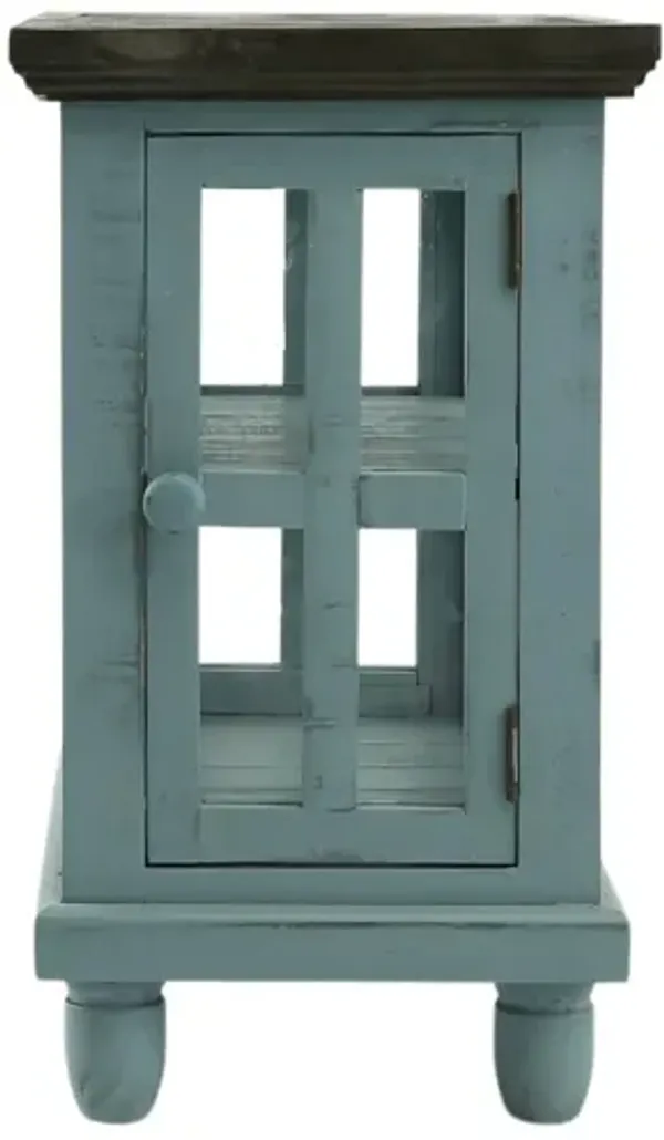 LANTERN RAFTWOOD ACCENT TABLE