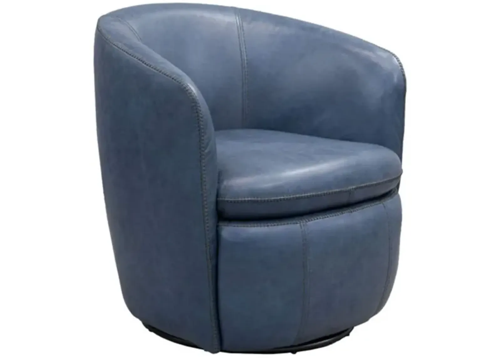 KIERREYS OCEAN 100% LEATHER SWIVEL CHAIR