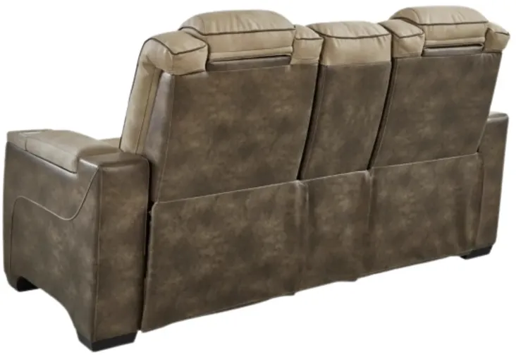 NEXT-GEN SAND 2P POWER LOVESEAT WITH CONSOLE