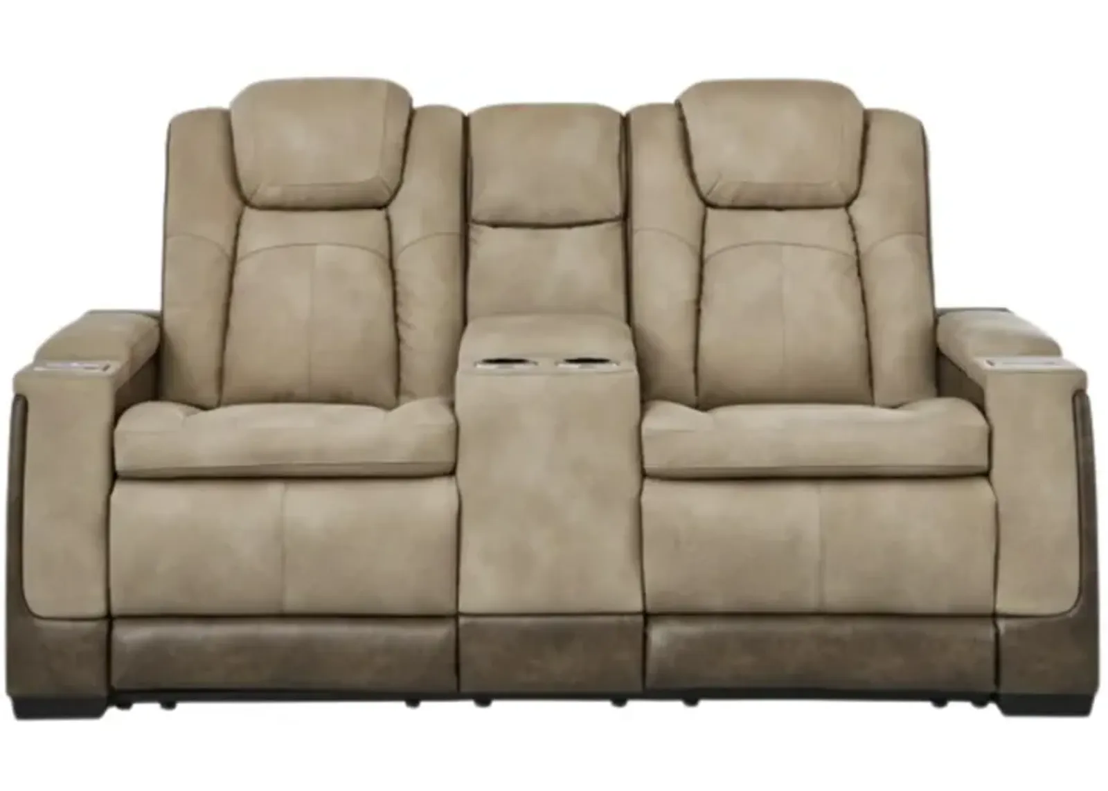 NEXT-GEN SAND 2P POWER LOVESEAT WITH CONSOLE