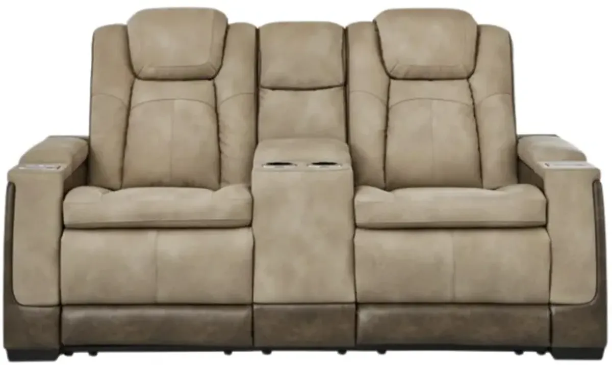 NEXT-GEN SAND 2P POWER LOVESEAT WITH CONSOLE