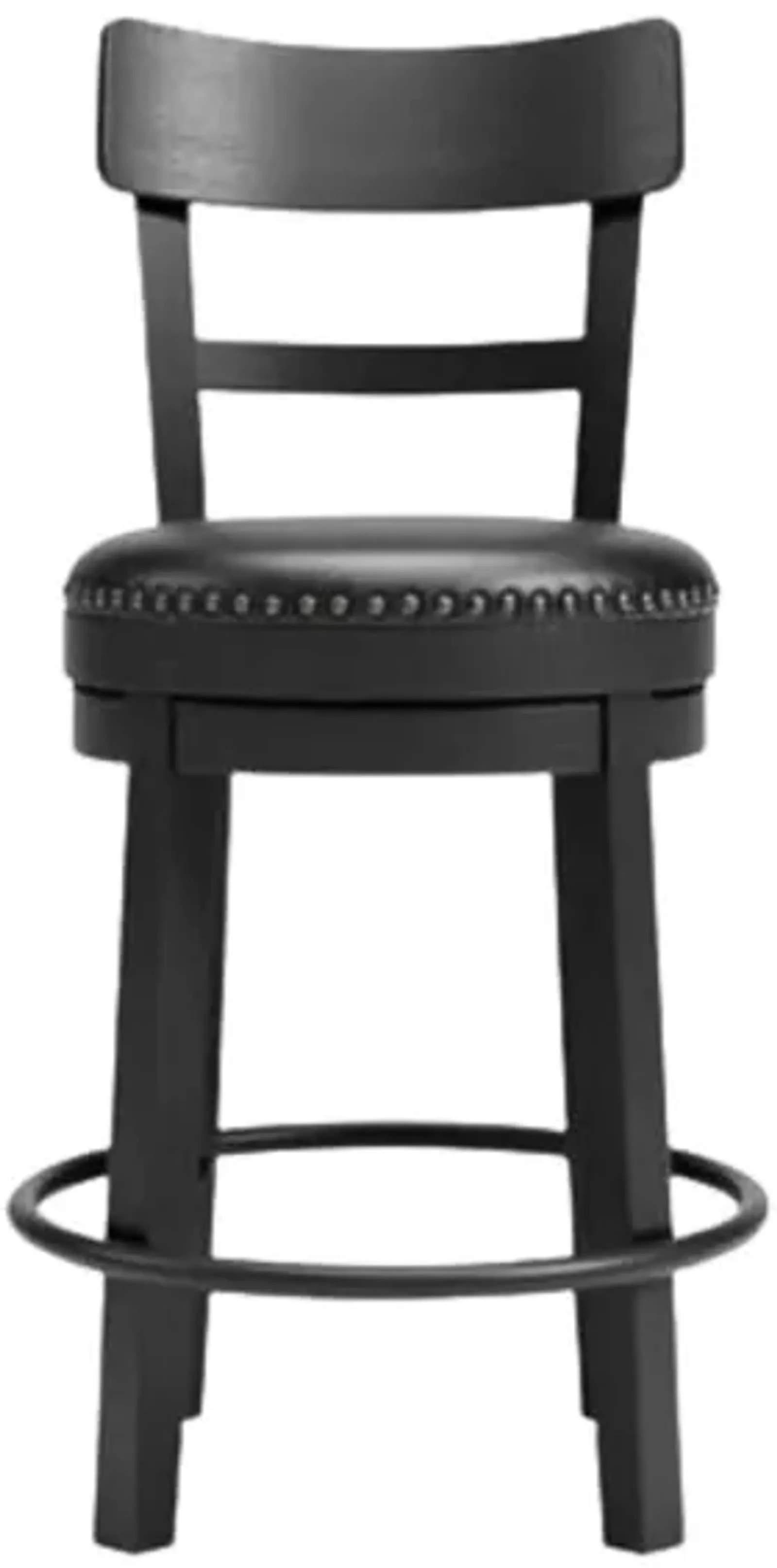 VALEBECK BLACK 24" SWIVEL BARSTOOL