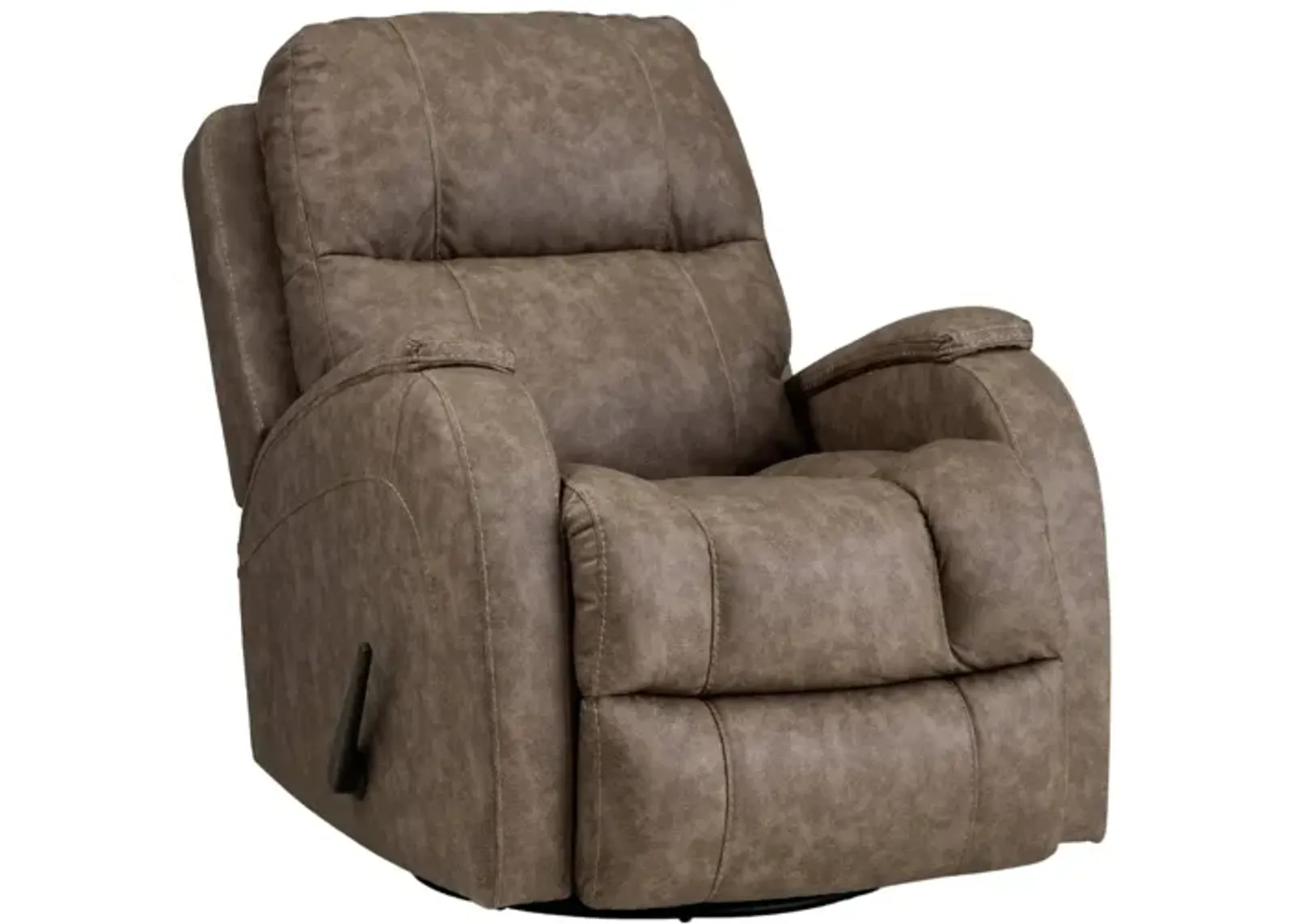 ZENA TAUPE SWIVEL GLIDER RECLINER