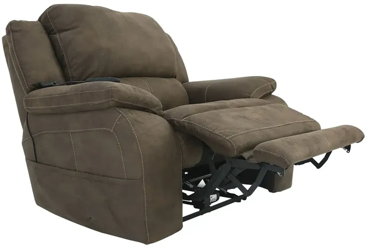 RYLEN MOCHA 3P POWER OVERSIZED RECLINER