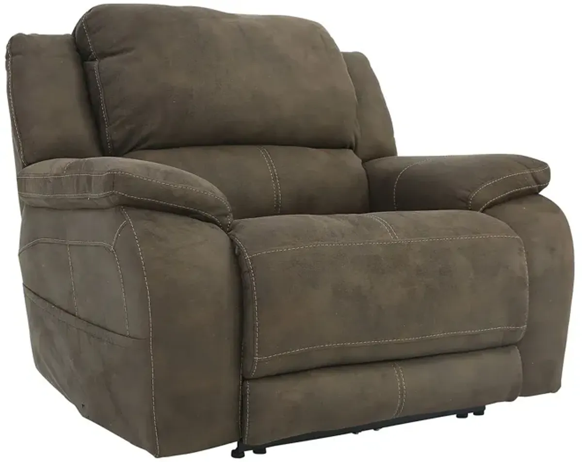 RYLEN MOCHA 3P POWER OVERSIZED RECLINER