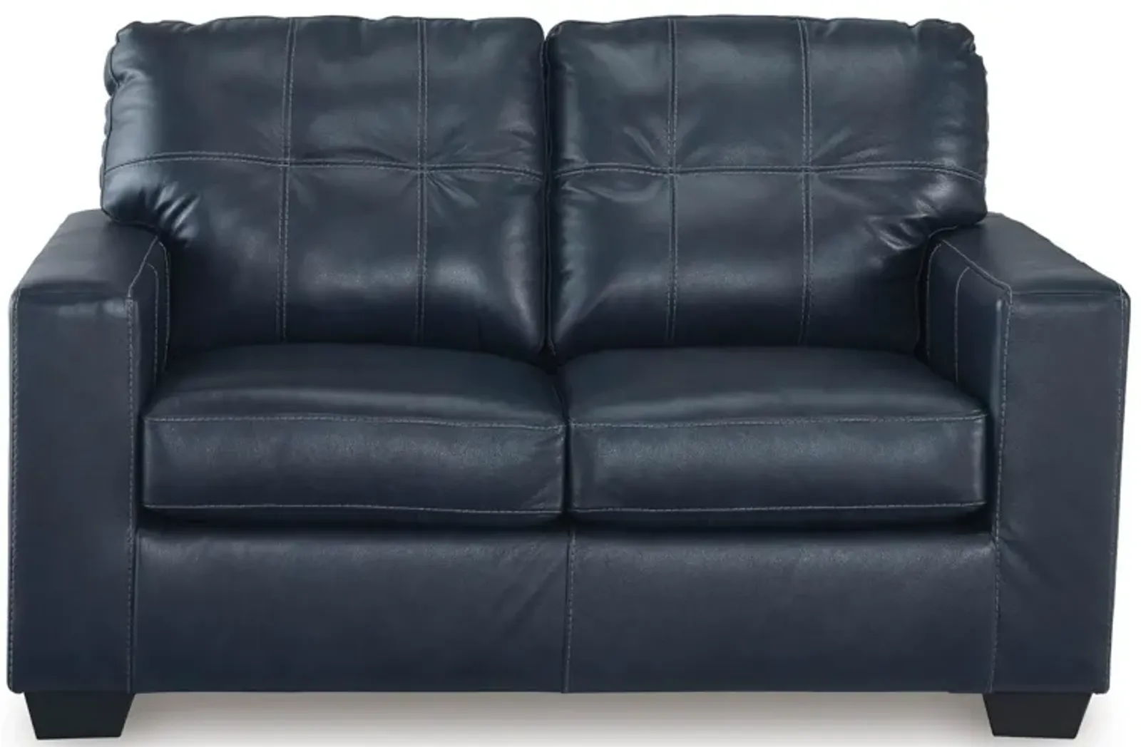 SANTORINE OCEAN LEATHER LOVESEAT