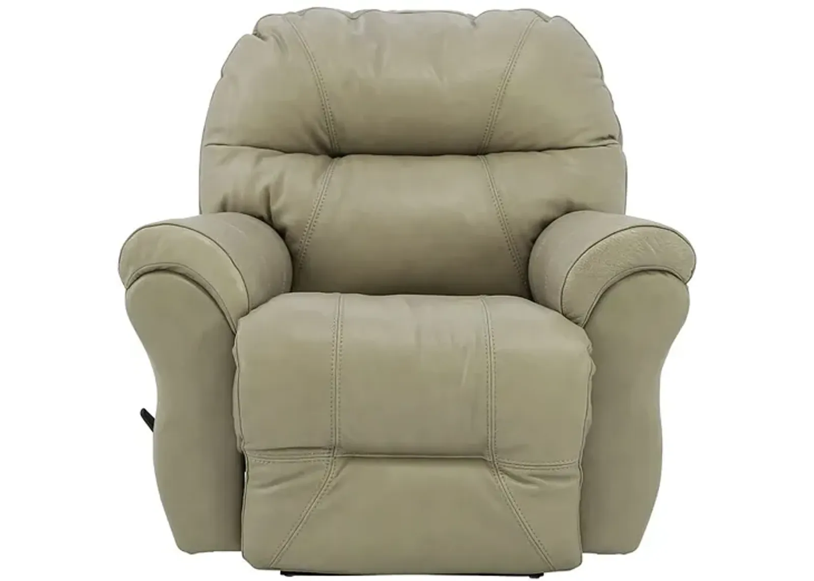 BODIE GREY TOP GRAIN LEATHER RECLINER