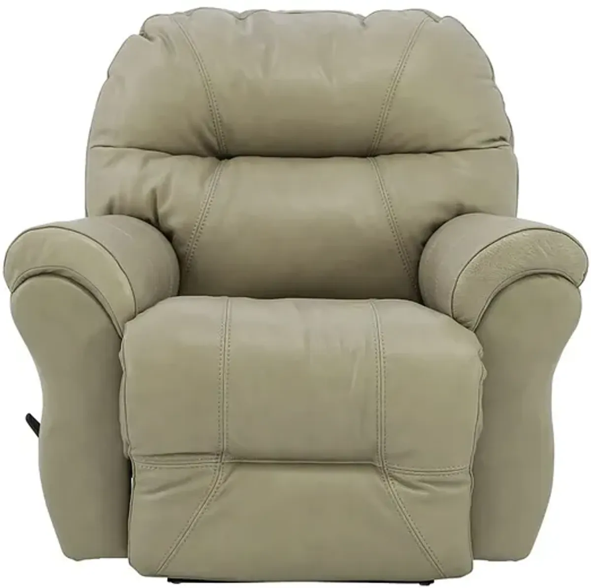 BODIE GREY TOP GRAIN LEATHER RECLINER