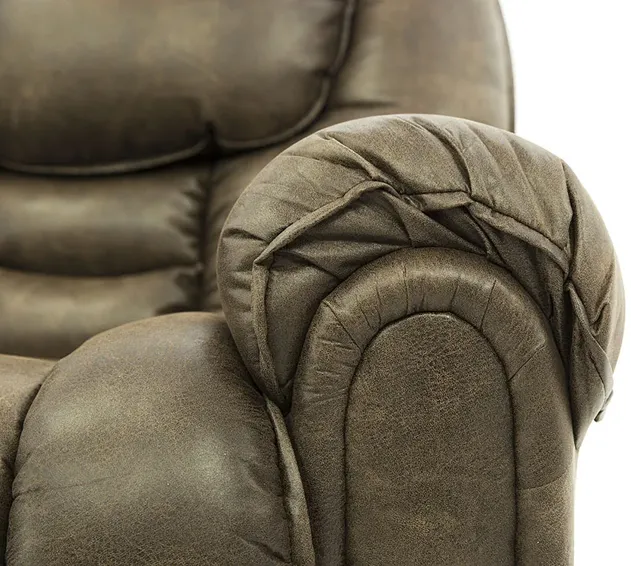 BAXTER MOCHA RECLINING LOVESEAT WITH CONSOLE