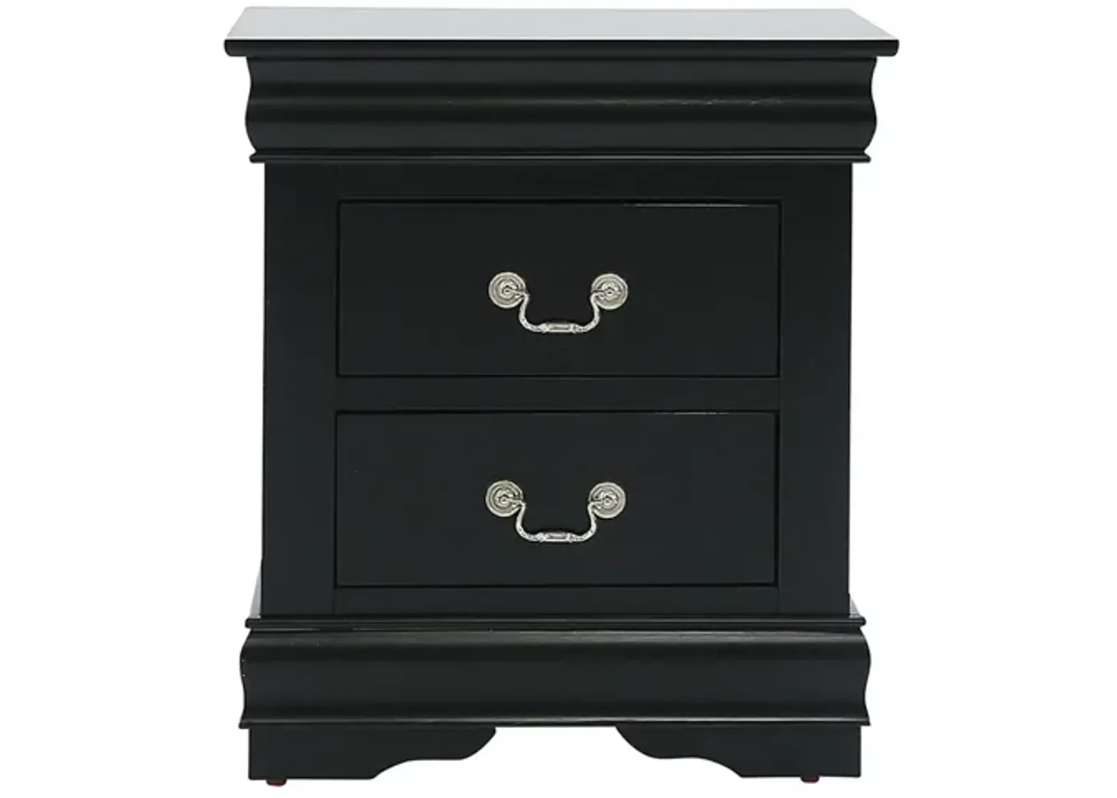 LOUIS PHILIP BLACK NIGHTSTAND