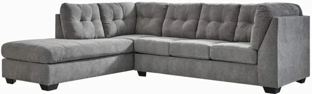 MARRELTON DENIM 2 PIECE SECTIONAL WITH SLEEPER