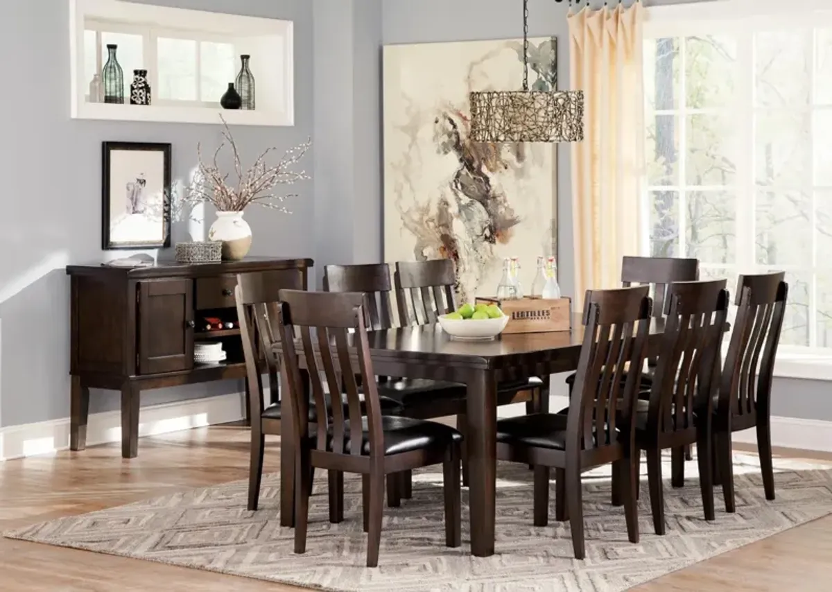 HADDIGAN 9 PIECE DINING SET