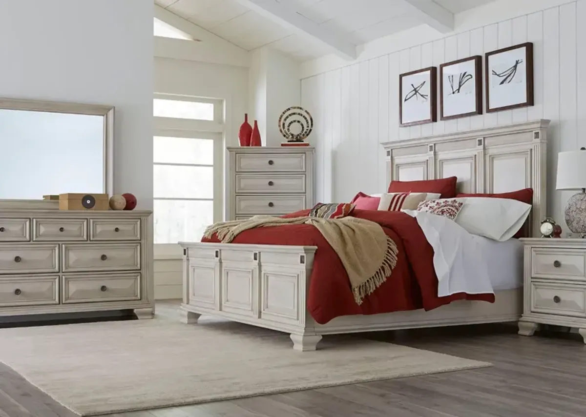 HALIFAX WHITE KING BED