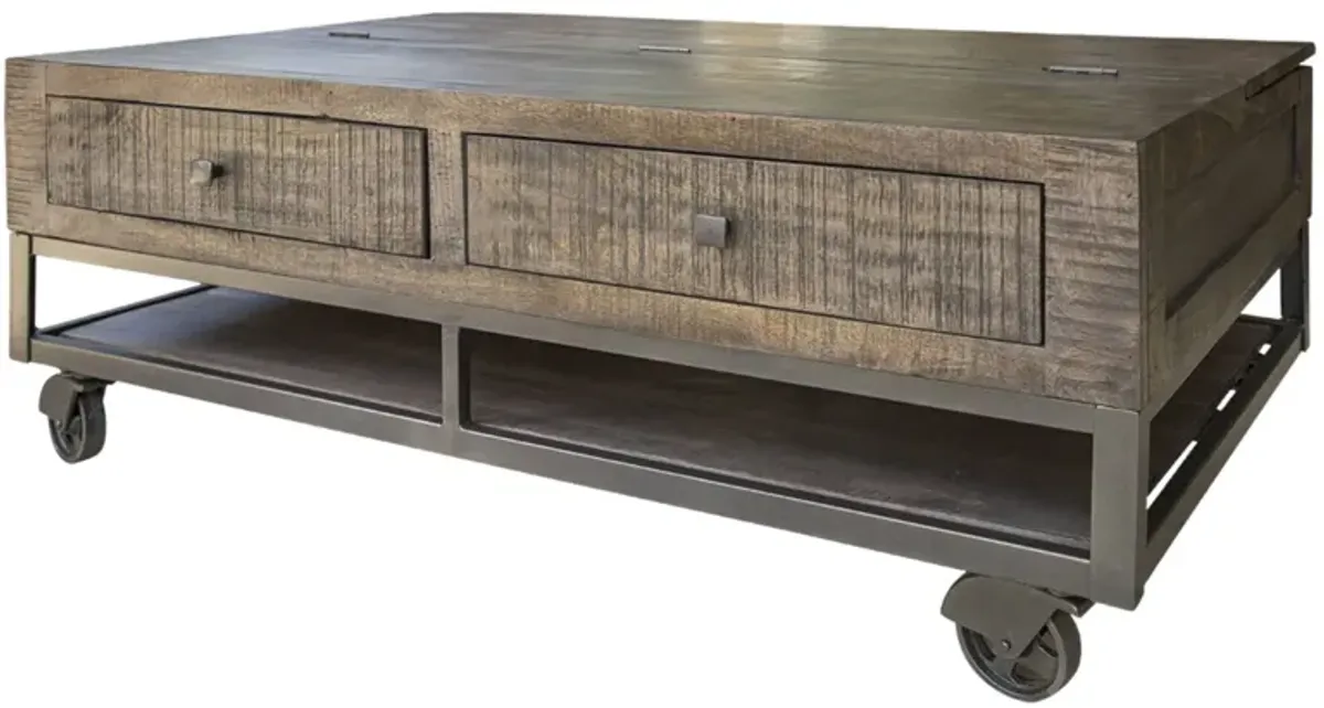 URBAN GRAY LIFT TOP COCKTAIL TABLE