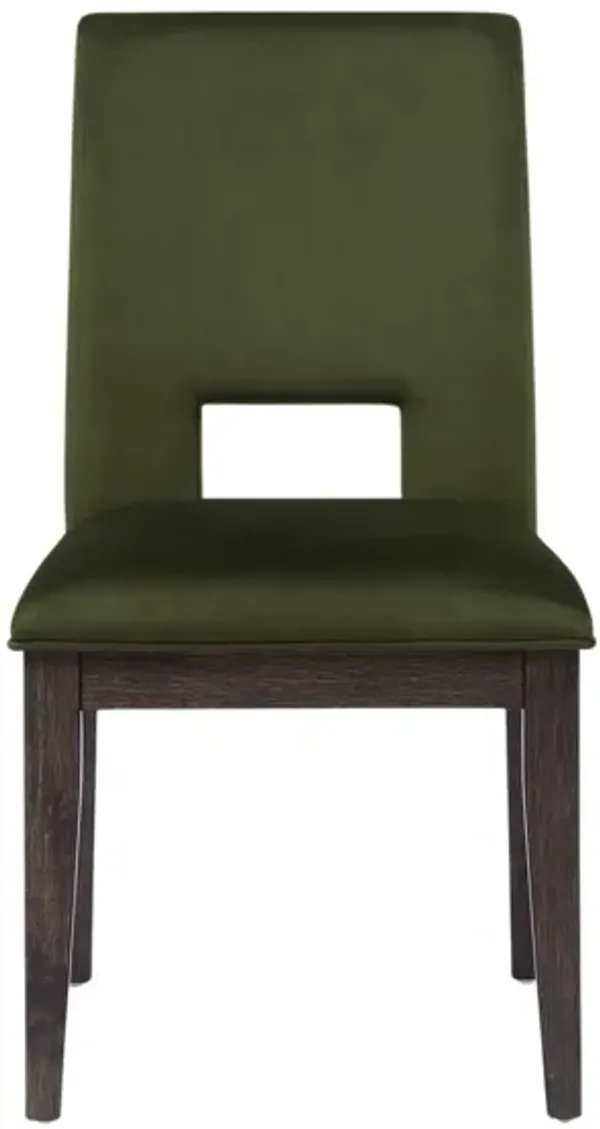 EVAN GREEN SIDE CHAIR
