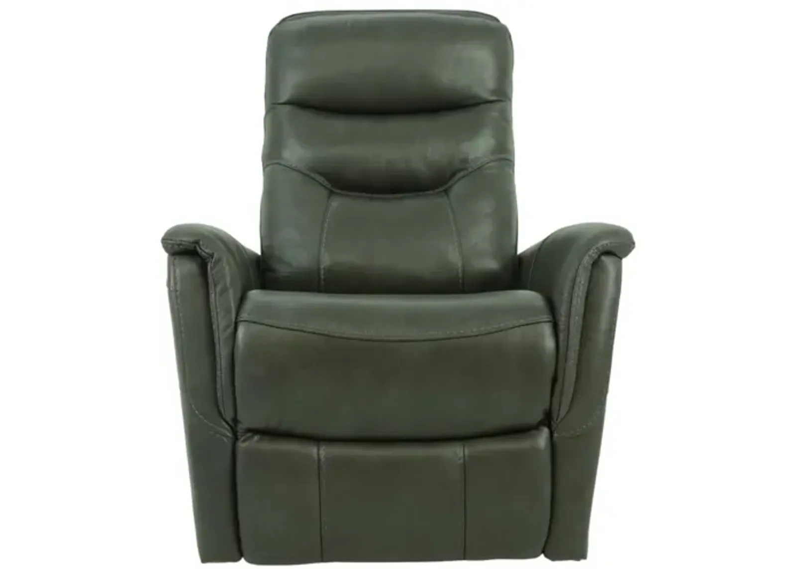 ANTONIO CHARCOAL LEATHER POWER SWIVEL RECLINER