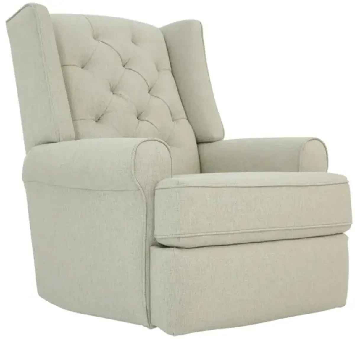 KENDRA BEIGE SWIVEL GLIDER RECLINER