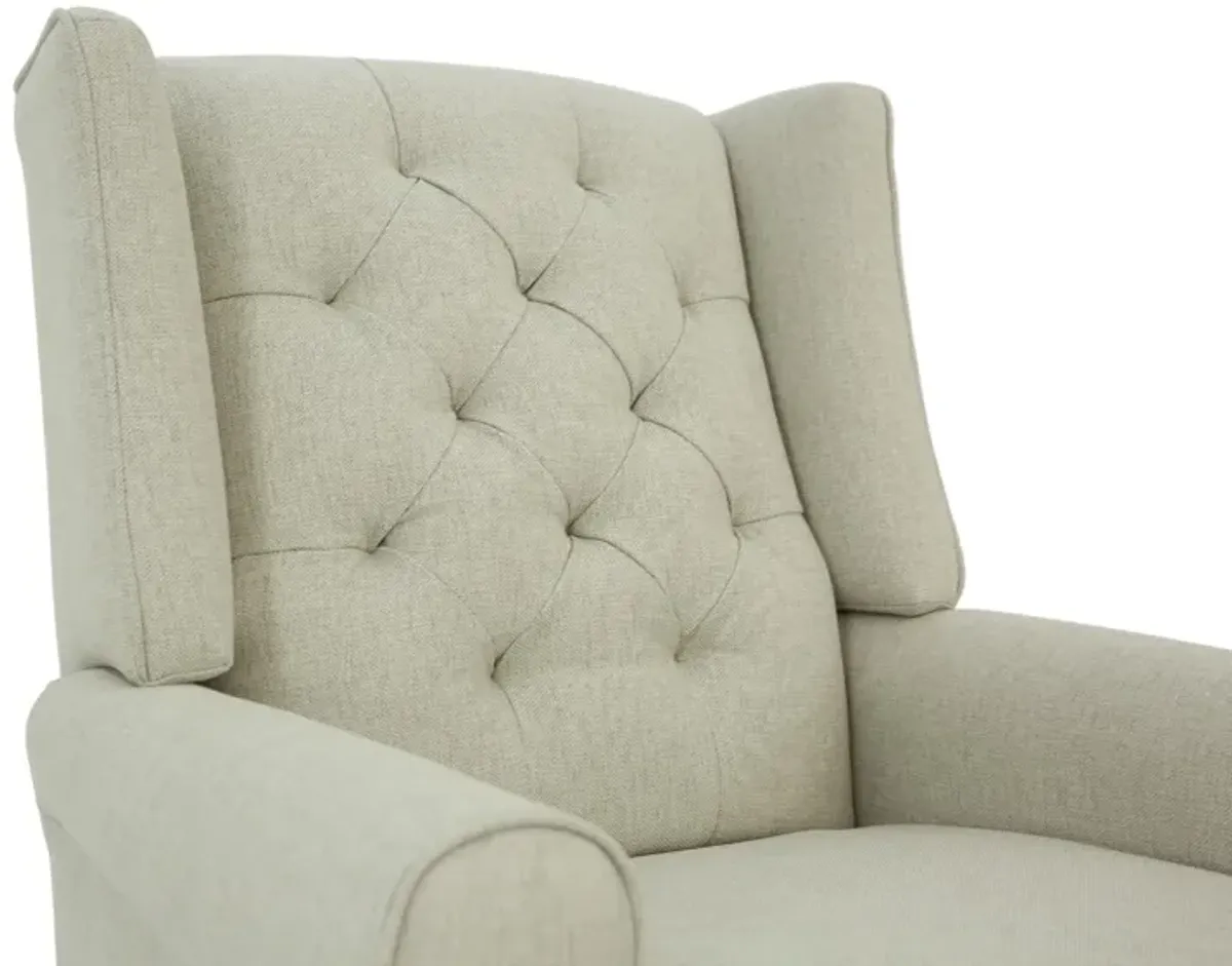 KENDRA BEIGE SWIVEL GLIDER RECLINER