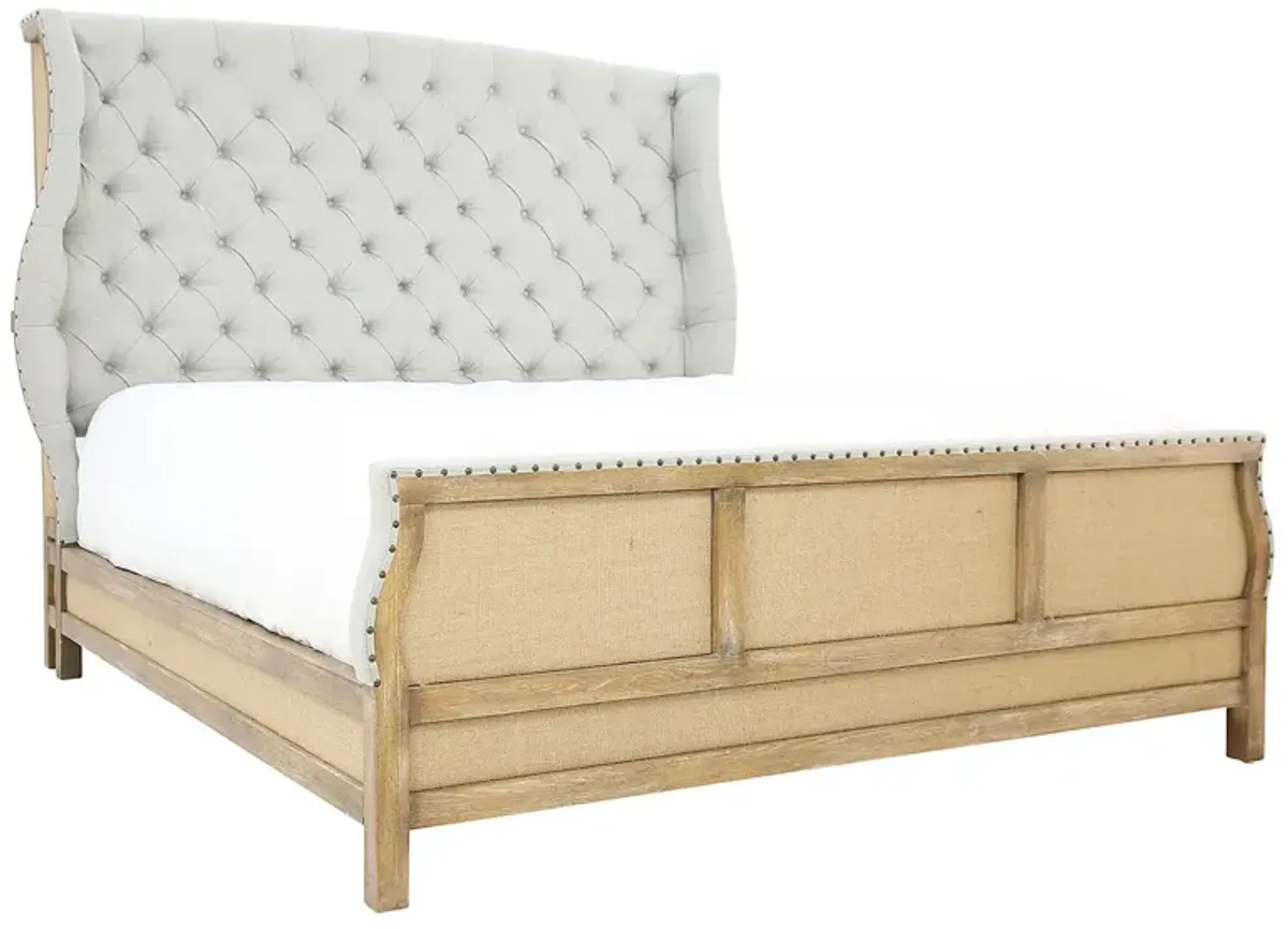 BOHEME QUEEN UPHOLSTERED BED