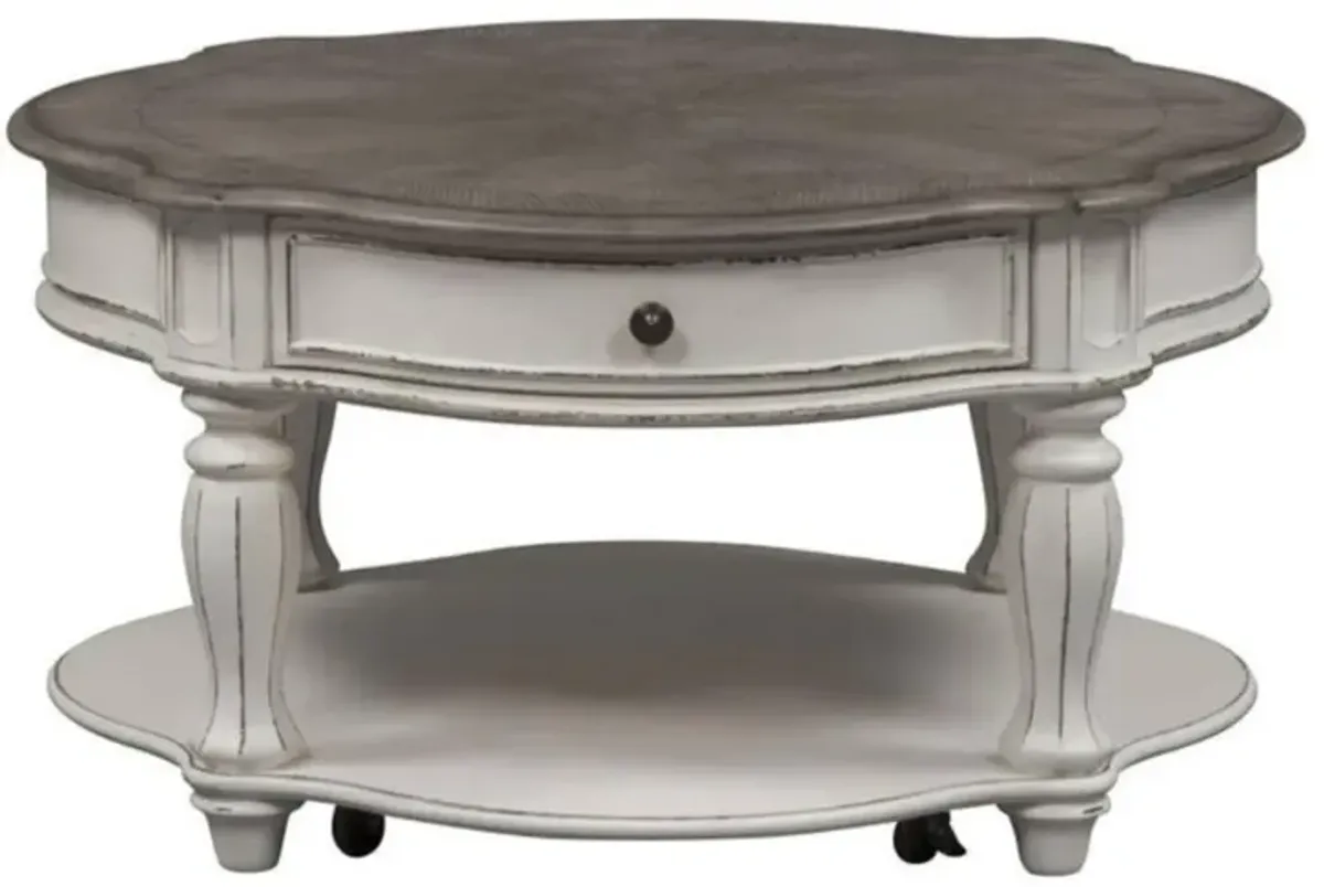 MAGNOLIA MANOR ROUND COCKTAIL TABLE