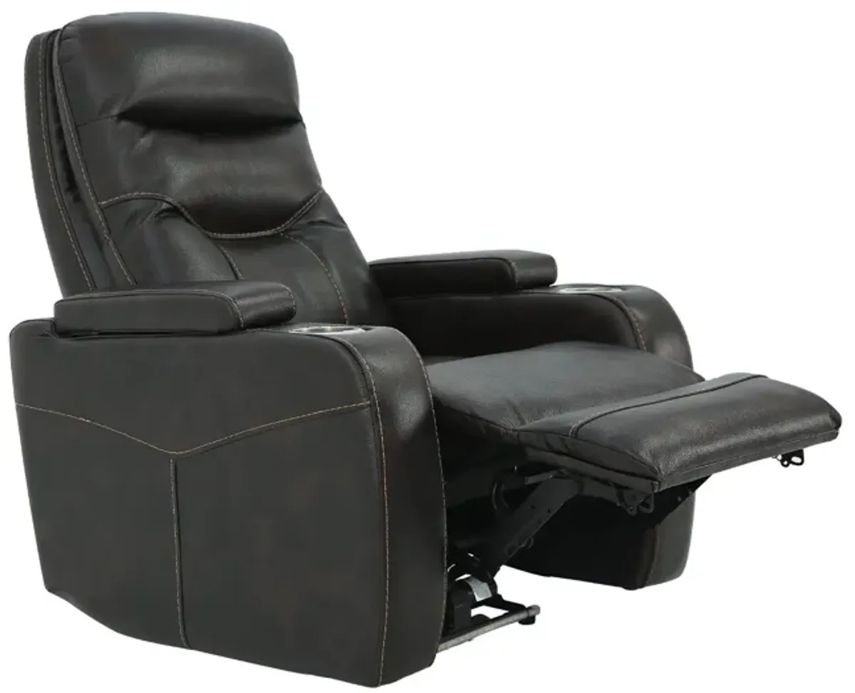 BOLTON WALNUT 2P POWER RECLINER WITH LIGHT