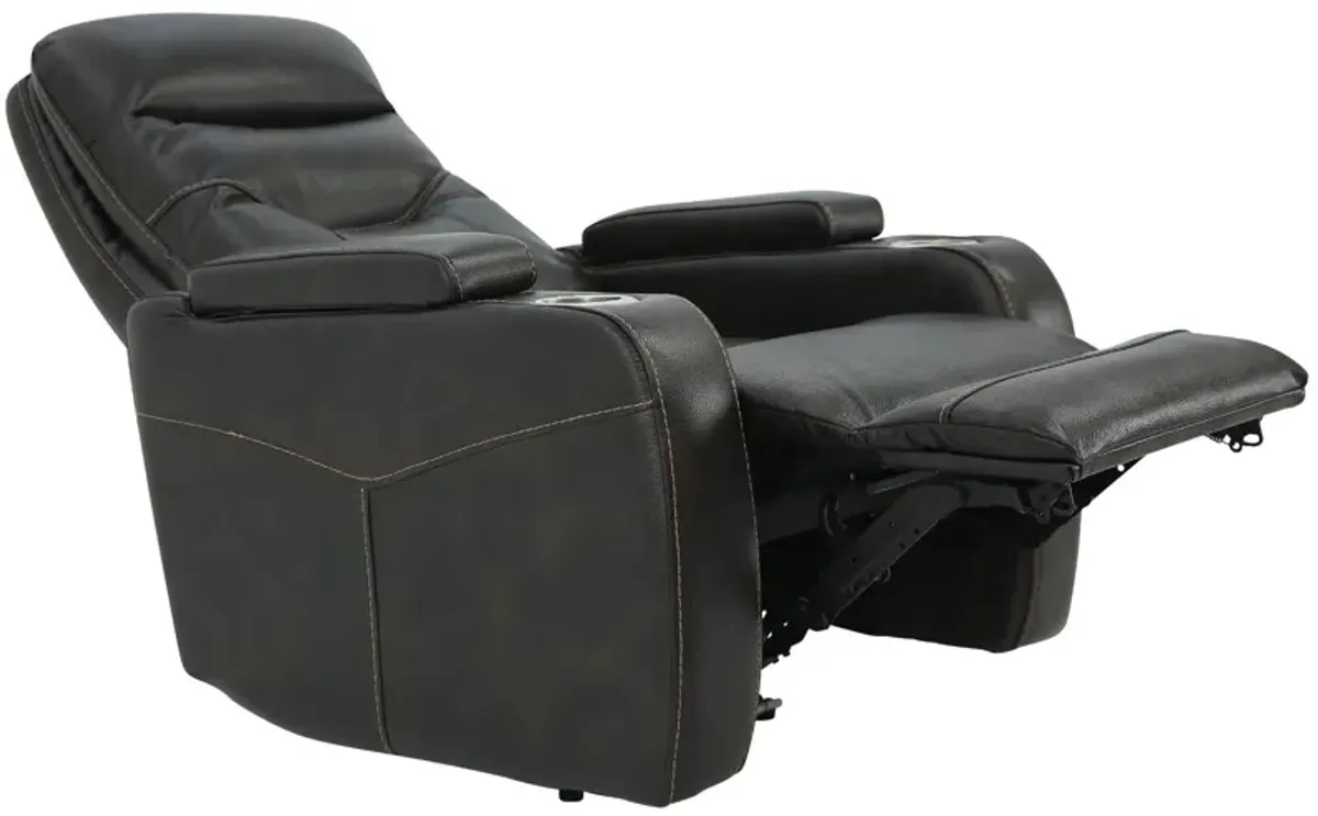 BOLTON WALNUT 2P POWER RECLINER WITH LIGHT