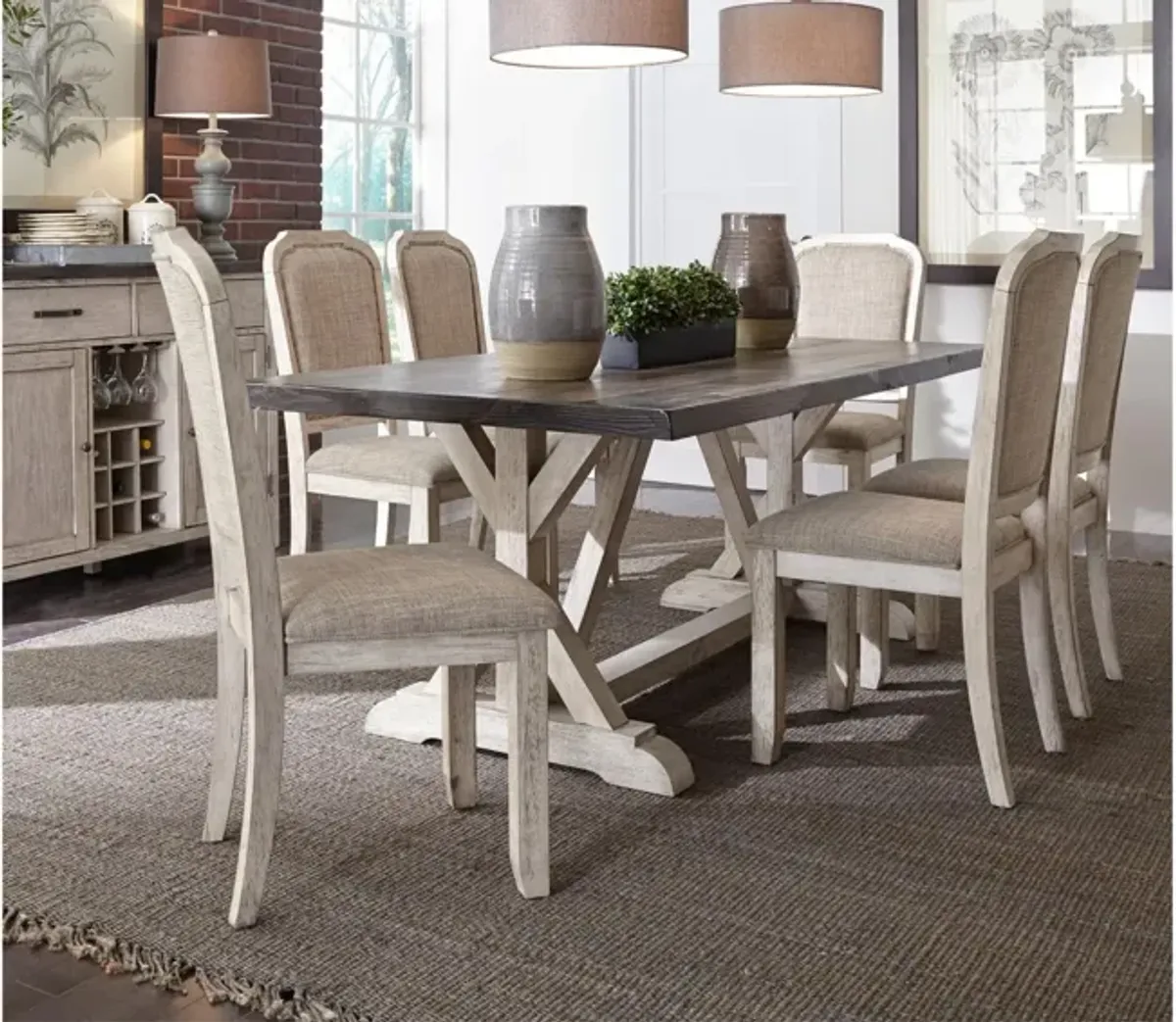 WILLOWRUN DINING TRESTLE TABLE