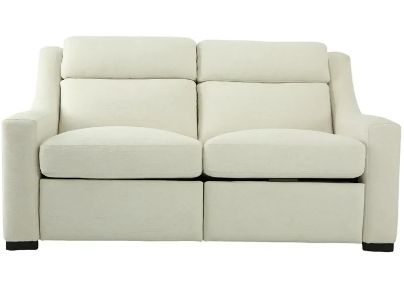 GERMAIN CREAM POWER RECLINING LOVESEAT