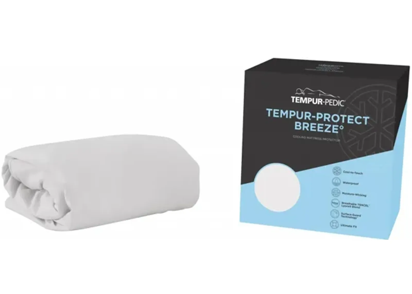 TEMPUR PROTECT BREEZE KING MATTRESS PROTECTOR