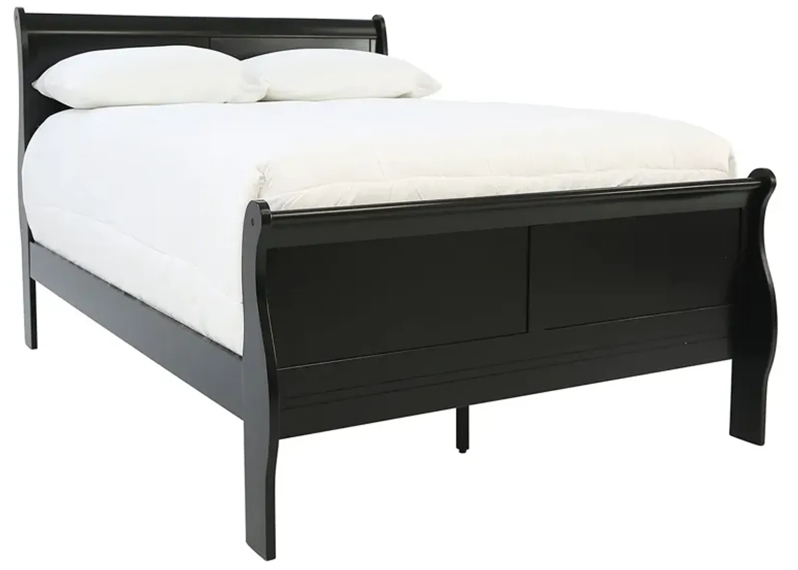 LOUIS PHILIP BLACK FULL BED