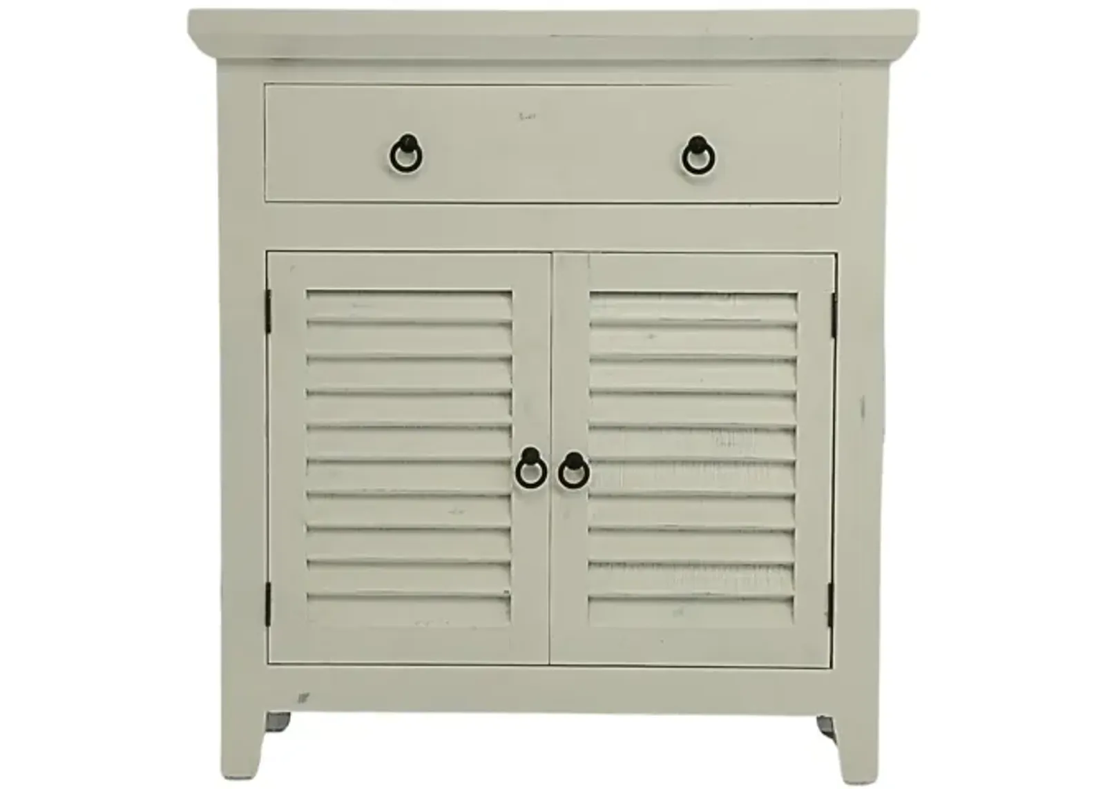 CLASSIC SHUTTER WHITE CABINET