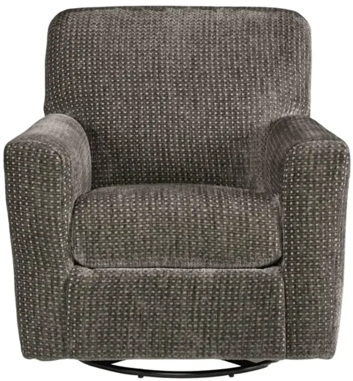 HERSTOW CHARCOAL SWIVEL GLIDER