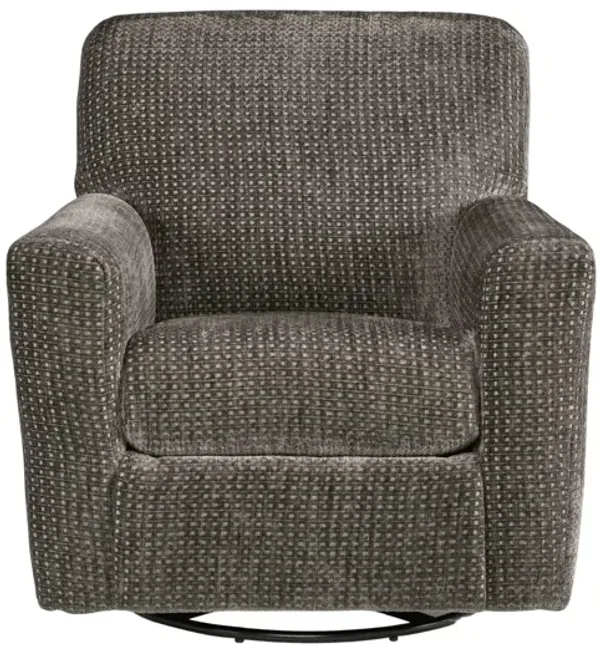 HERSTOW CHARCOAL SWIVEL GLIDER
