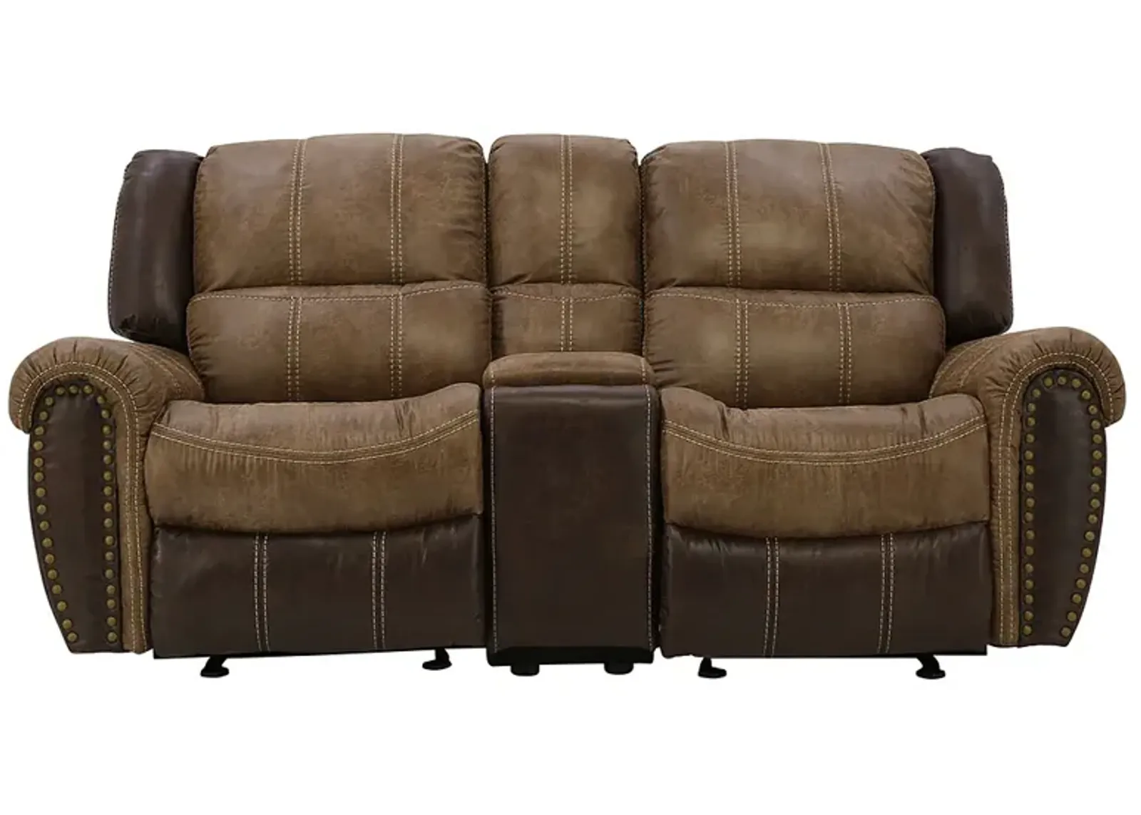 SORREL GLIDER RECLINING LOVESEAT WITH CONSOLE