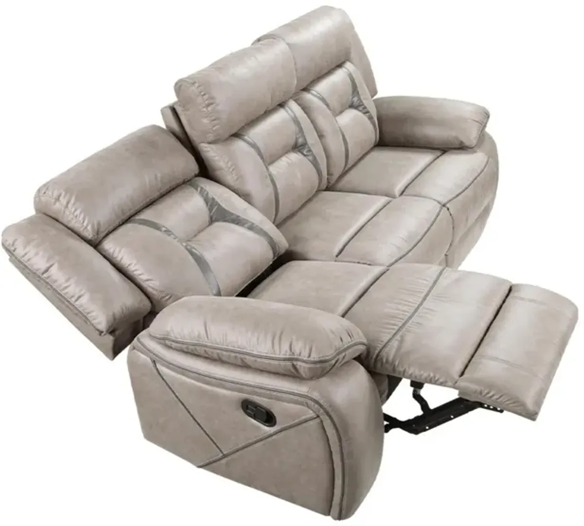 TYSON RECLINING SOFA WITH DROP DOWN CONSOLE