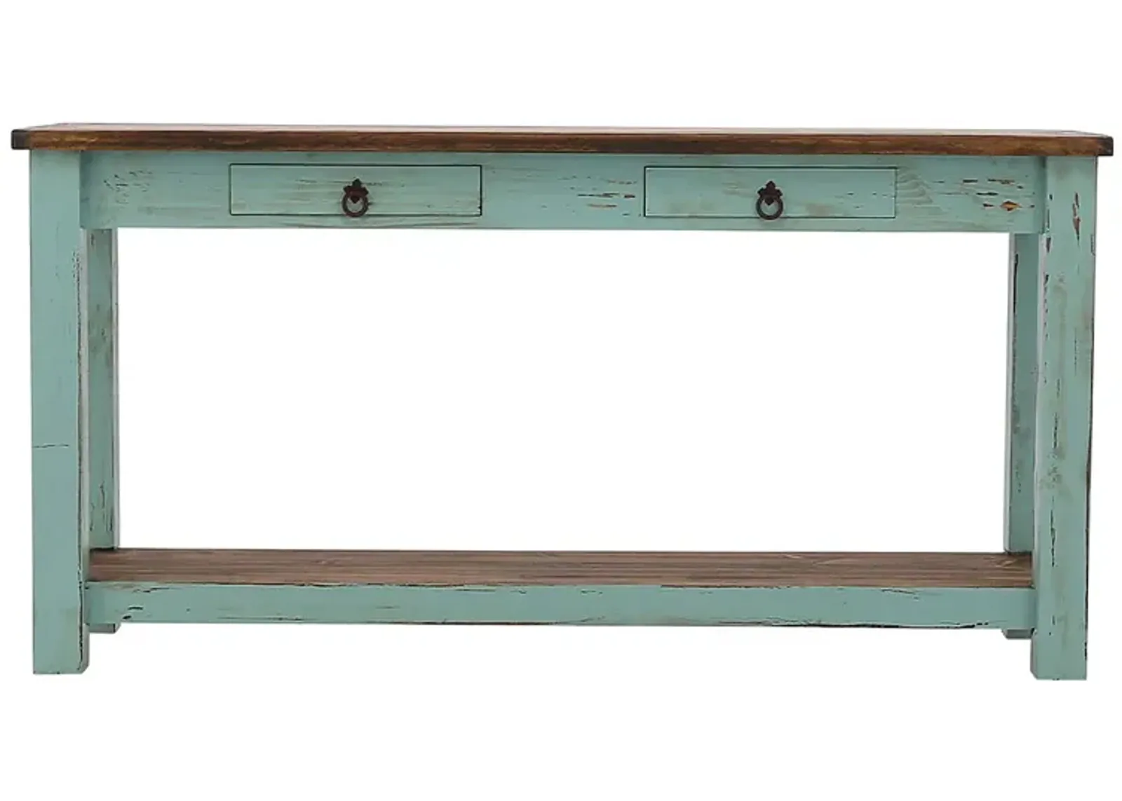 LAWMAN TURQUOISE SOFA TABLE