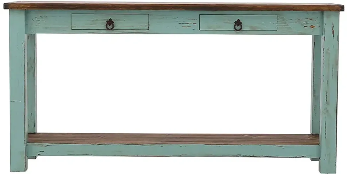 LAWMAN TURQUOISE SOFA TABLE