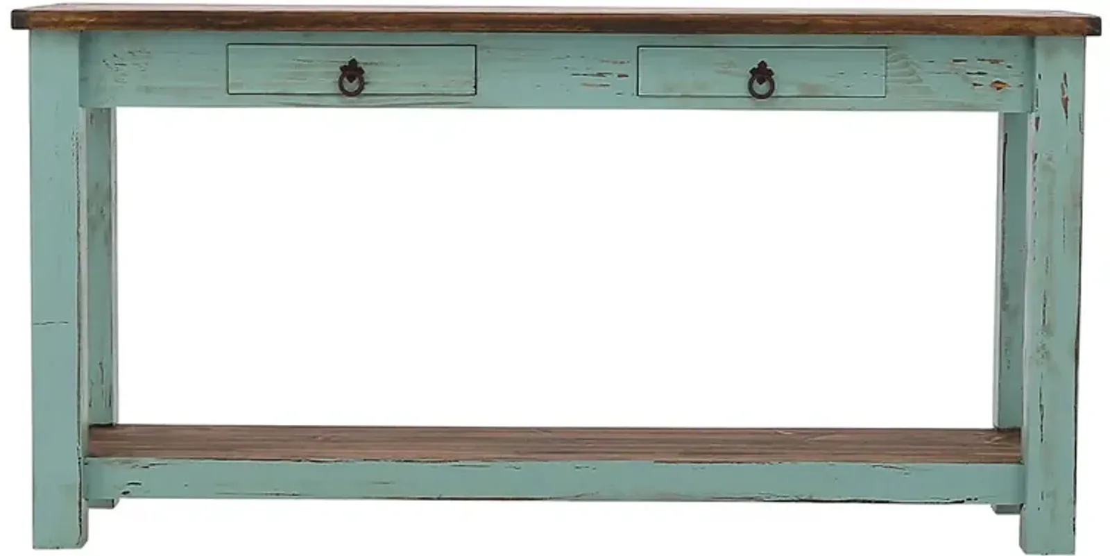 LAWMAN TURQUOISE SOFA TABLE