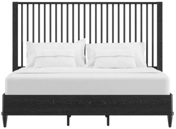 PRESCOTT BLACK KING BED