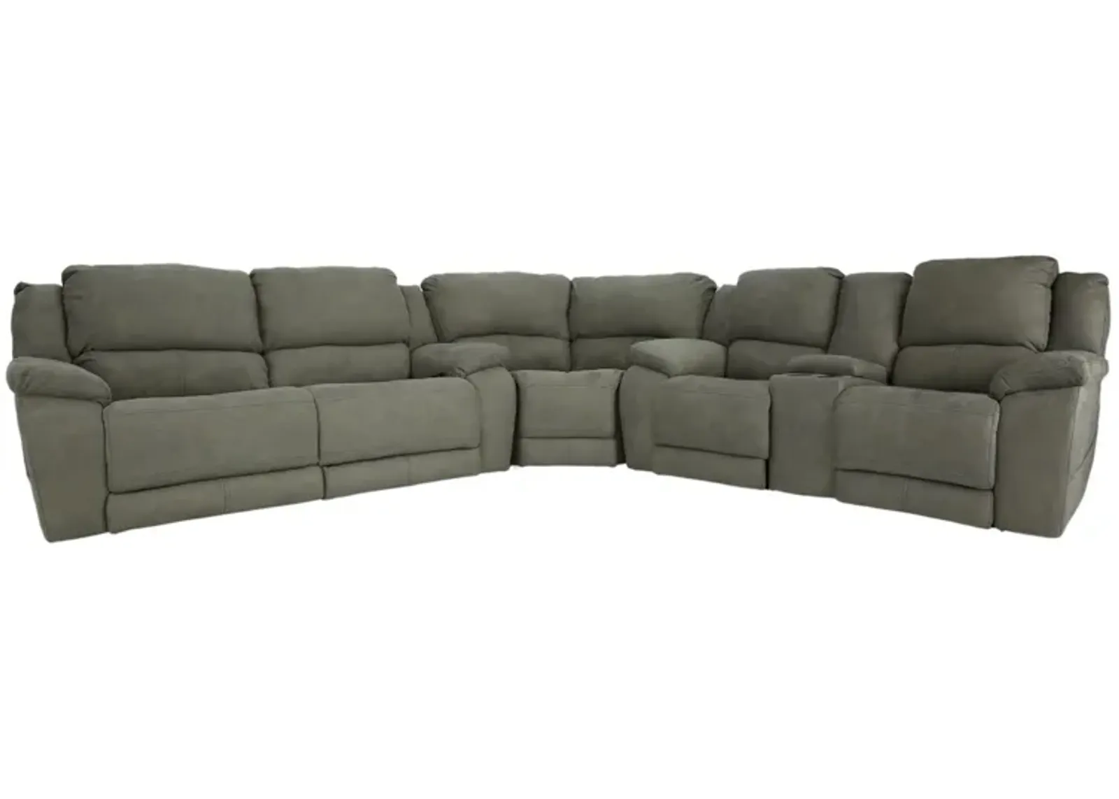 RYLEN STONE 3P POWER 3 PIECE SECTIONAL