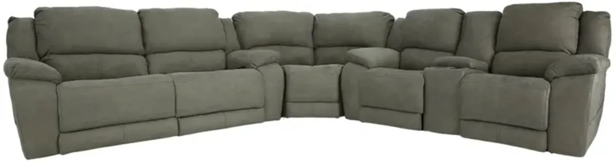 RYLEN STONE 3P POWER 3 PIECE SECTIONAL