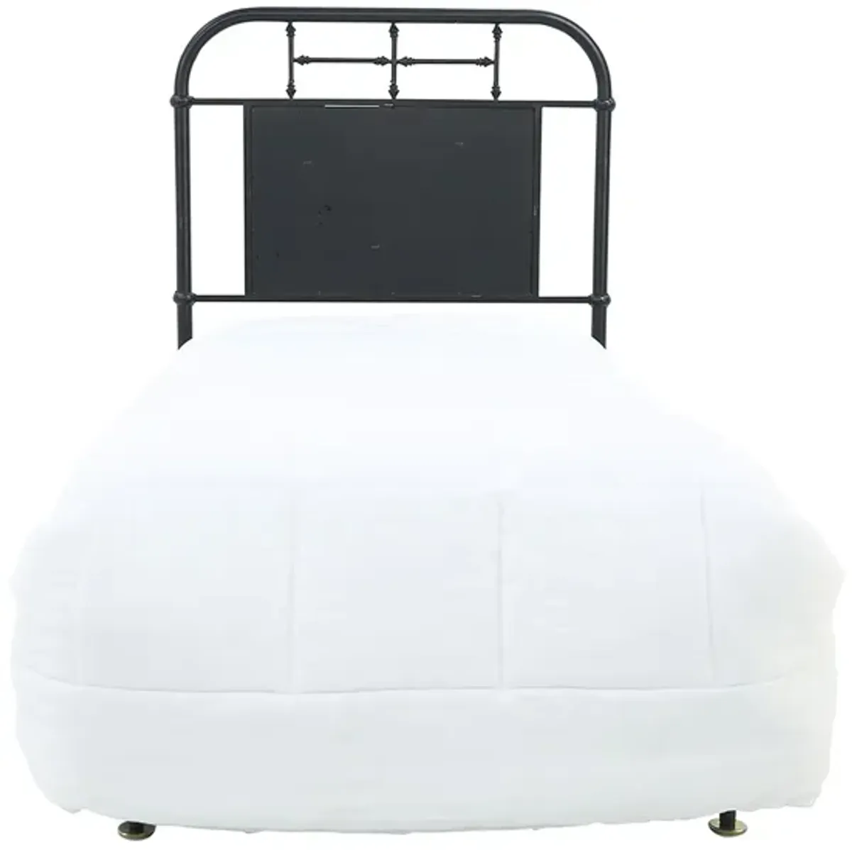 JOLENE VINTAGE BLACK TWIN HEADBOARD