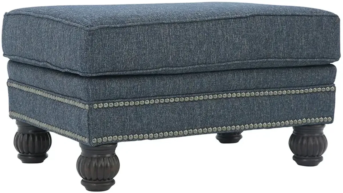 HIGHLINE NAVY OTTOMAN