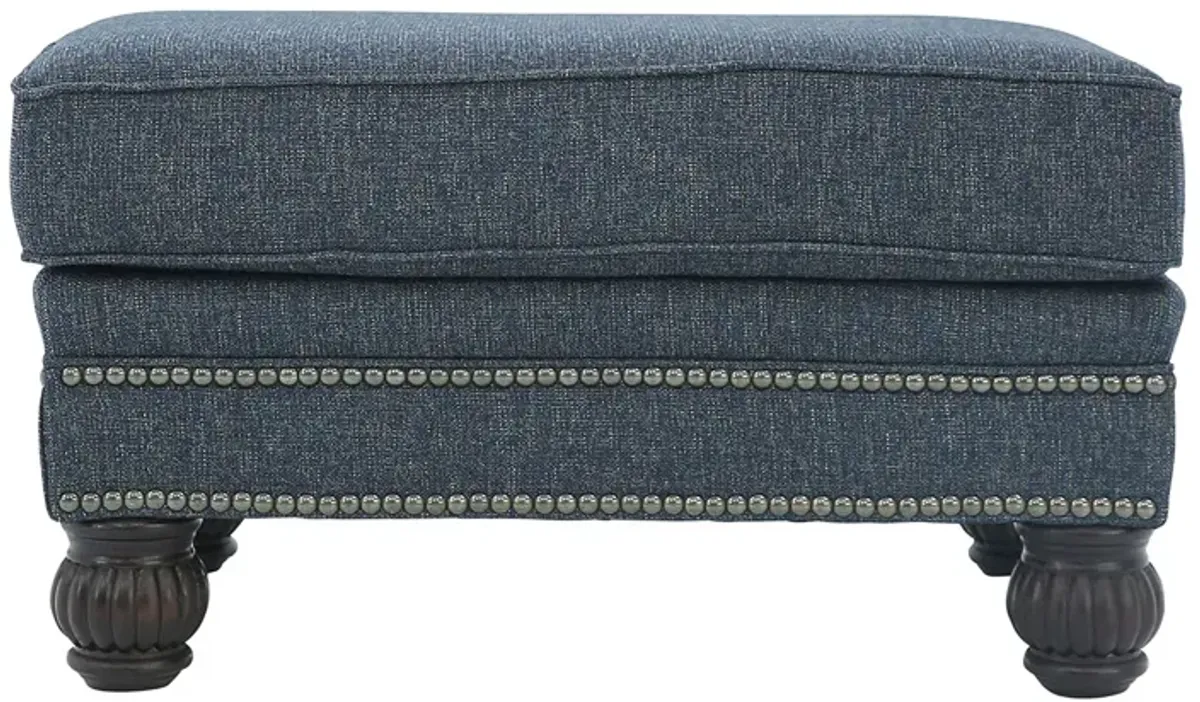 HIGHLINE NAVY OTTOMAN