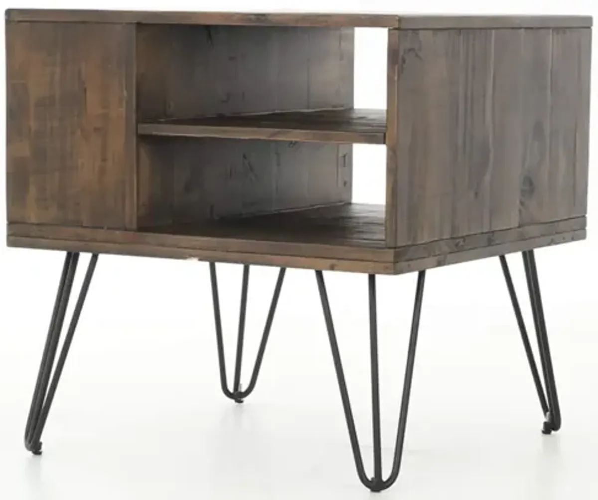 SOL SQUARE STORAGE END TABLE