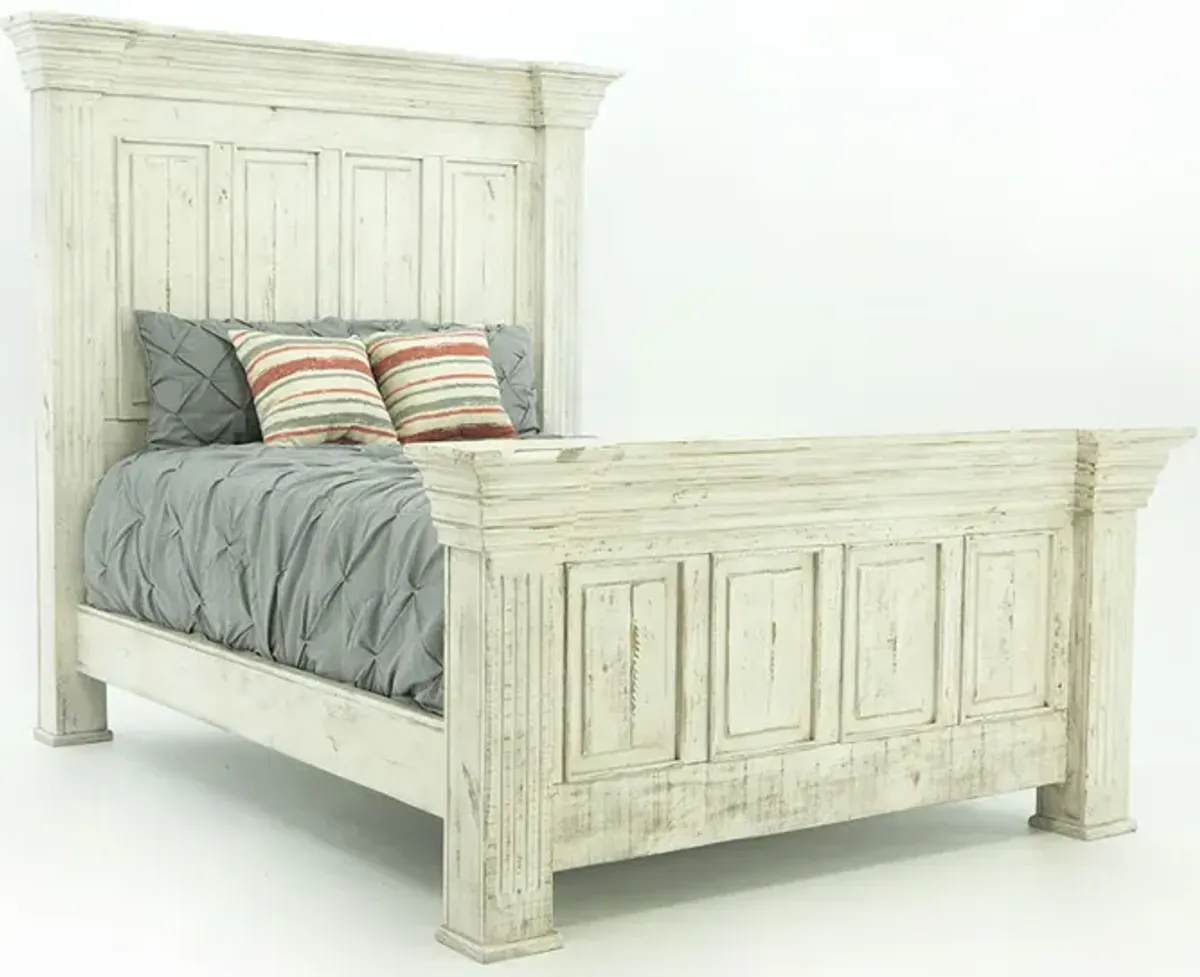 TERRA WHITE QUEEN BED